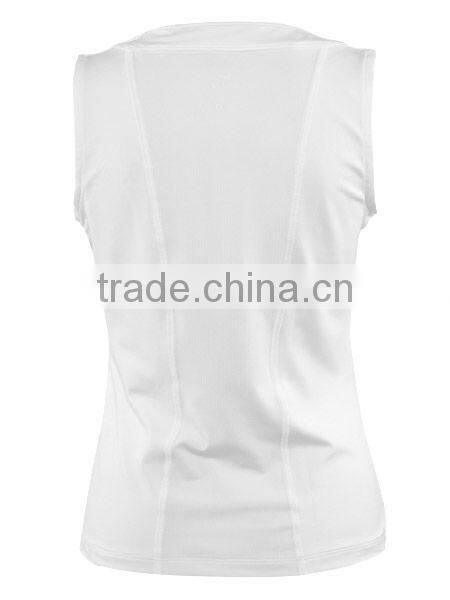 Women's Blank White Tennis Top