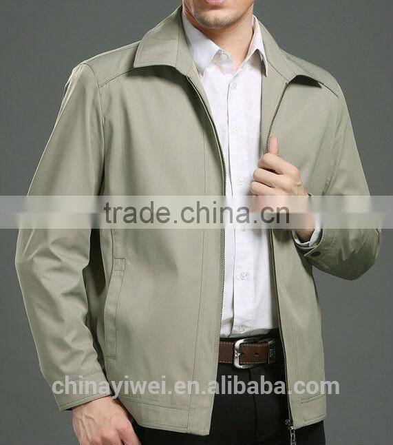 waterproof breathable fabric big size jacket for man
