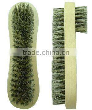 wooden handle long type pp hair shoe brush