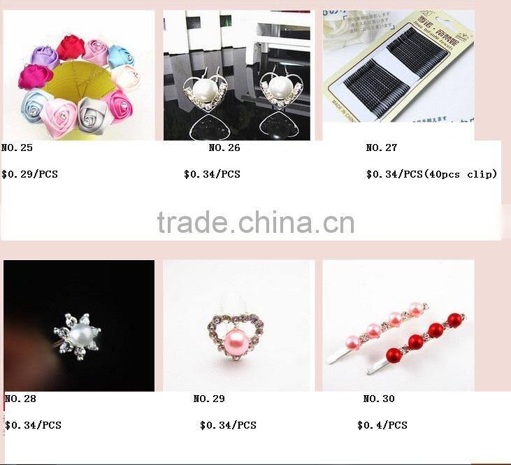 Czech Crystal Bridal Wedding Prom Hair Pins Clips