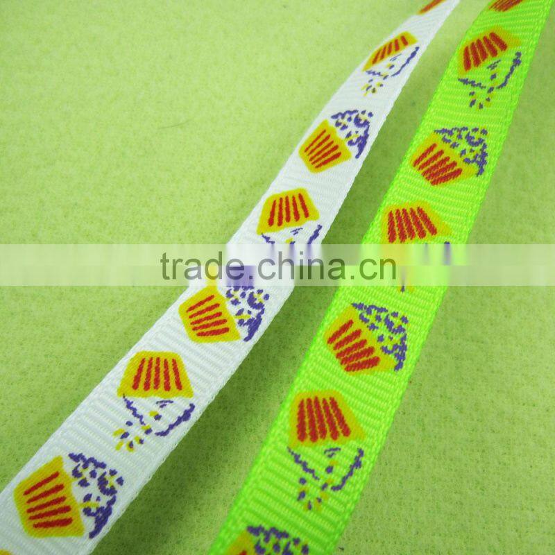 grosgrain ribbon printed