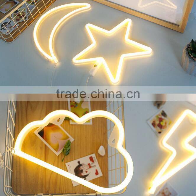 New baby room led decoration star cloud lamp battery or usb power night lights