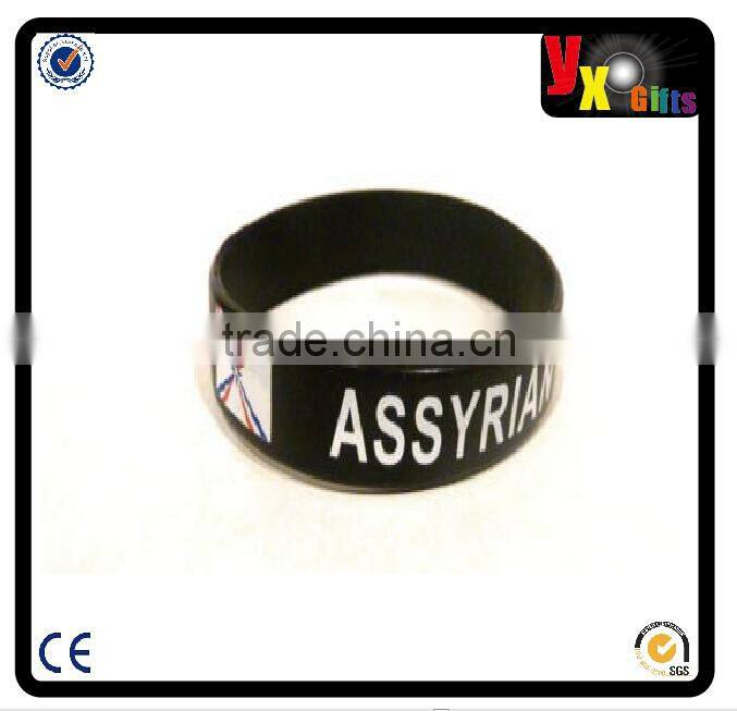 I HAVE ALLERGIES Writable AllerMates Silicone Wristband for Kids - Size M/L