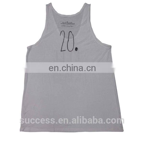 2015 summer viscose promotional sleeveless shirt for women