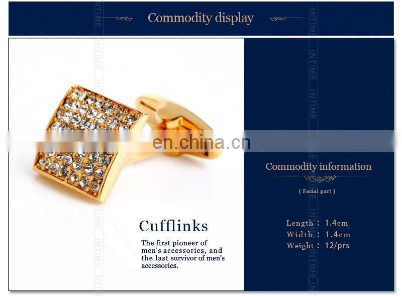 Gold Plated Jewerly Cufflink High Quality