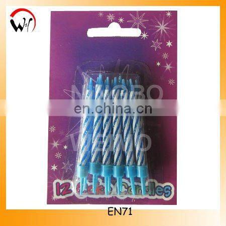 silver/metallic birthday candles