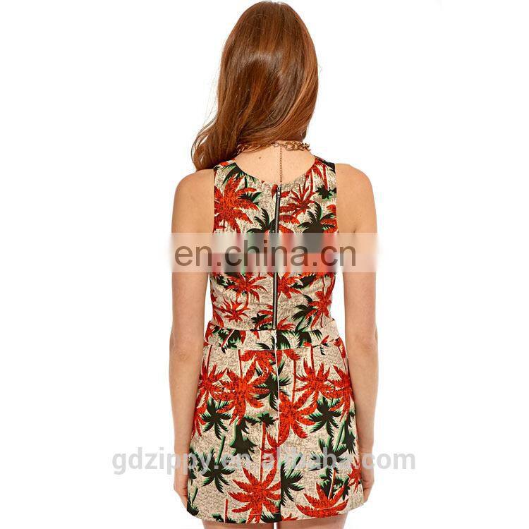 Dress online shopping Women violeta palm print dress