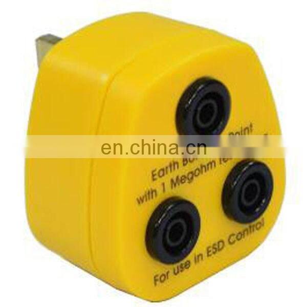 with 1 Megohm resistance EBP Plug,UK,Europe ESD bonding point