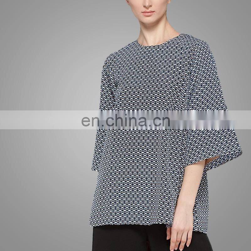 Newest Fashion Women Top Half Length Kimono Sleeves Women Wear Online