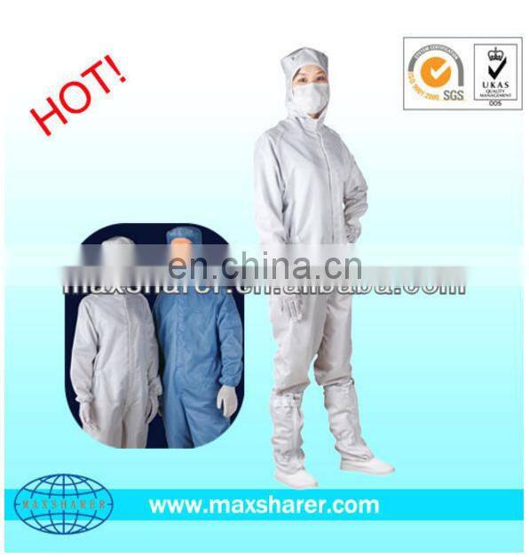 Good quality working esd clothing unisex standard cleanroom antistatic esd smock