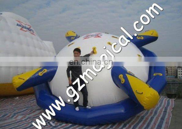 Inflatable water basketballs with hand print