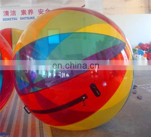 TPU or PVC inflatable ball water ball water walking ball on promotion