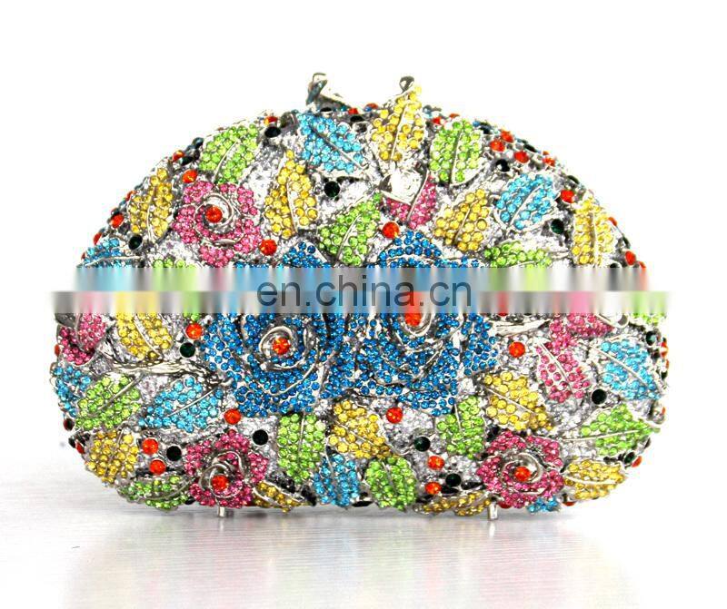 2015 fashion Crystal handbag Rhinestone clutch bag Evening clutch bag wedding bag handmade women bag
