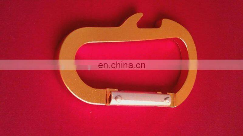 Promotion Various colorful designs Aluminum Carabiner Hook