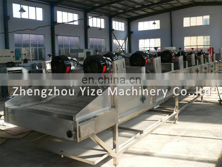 Bubble type fruit and vegetable washing machine , clean vegetable processing line