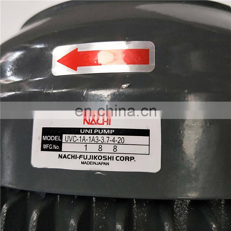 NACHI Motor oil pump UVC-1A-1A3-3.7-4-20 UVC-1A-2A3-22-4-6125D Nachi motor combined oil pump
