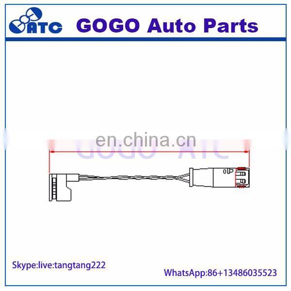 Front Driver Left Brake Pad Wear Sensor FOR Mercedes W211 E500 04-05 OEM 2115401517 2115401517OE BS138201, 355252091