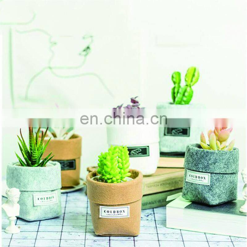 promotional gift items felt table flowerpot