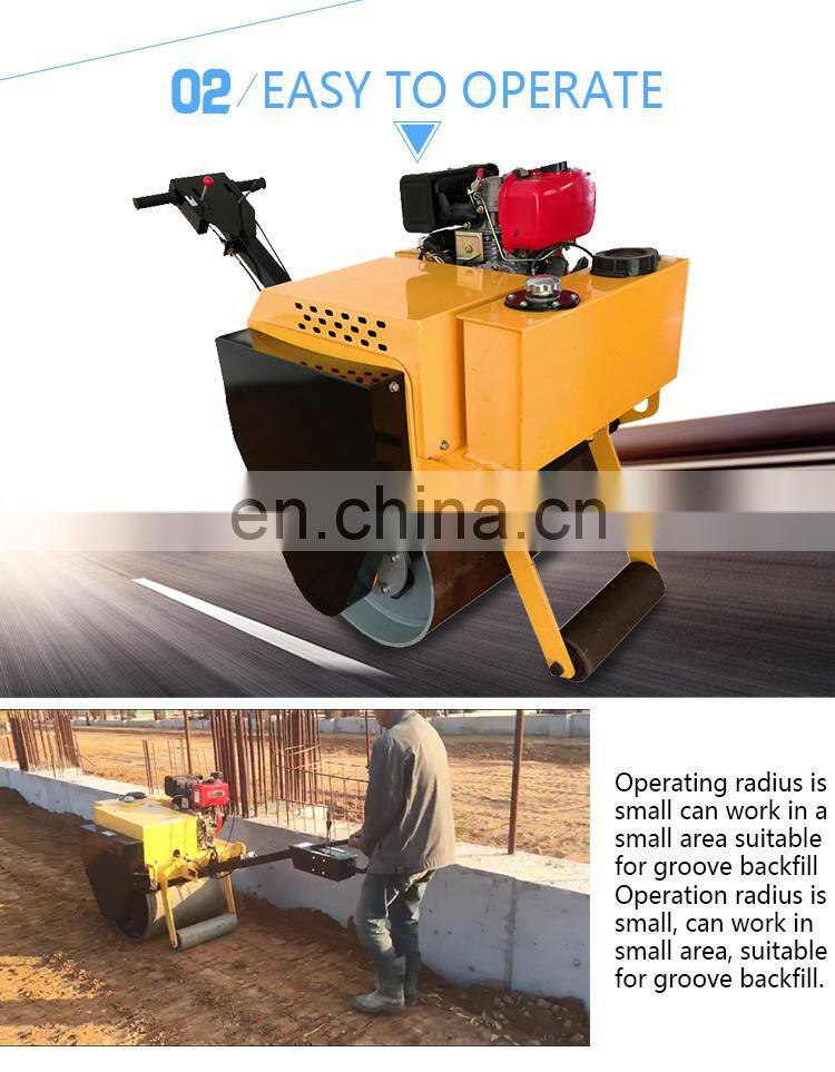 mini 430KG weight of vibratory road roller