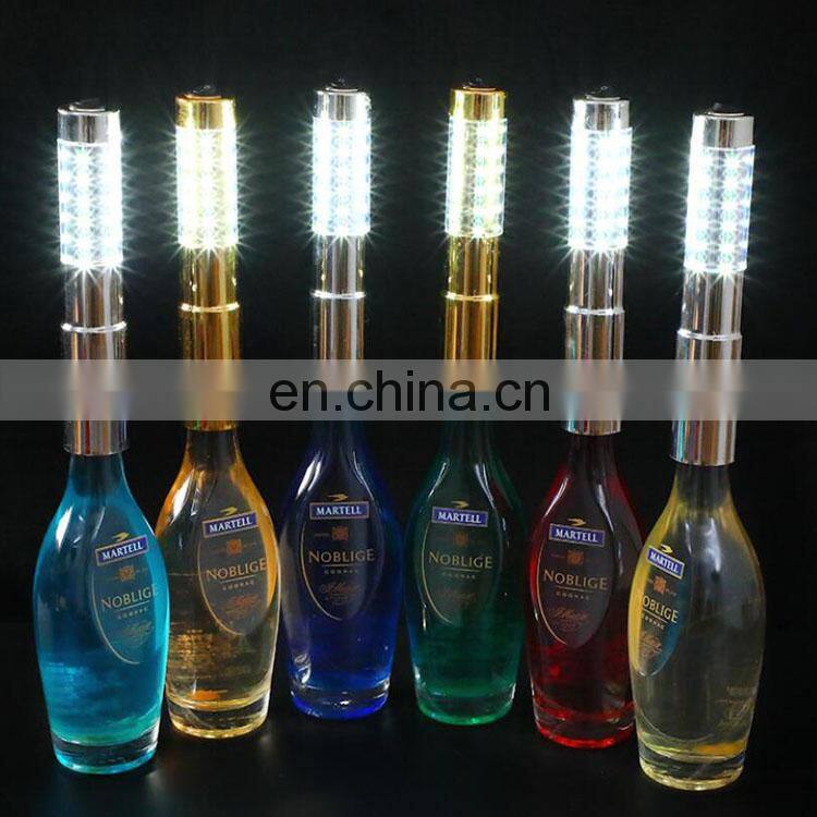 multi colors battery operated led champagne bottle sparklers for wine bar club nightclub