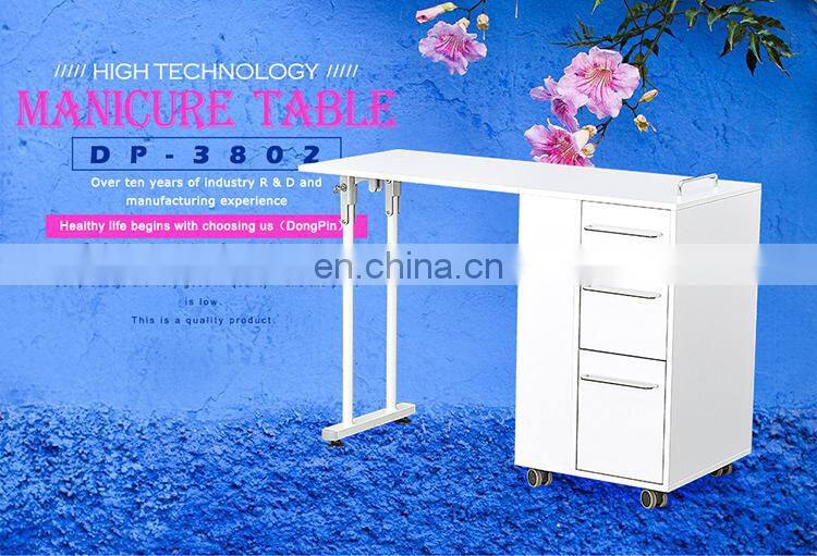 new fashion beauty salon foldable nail table manicure table