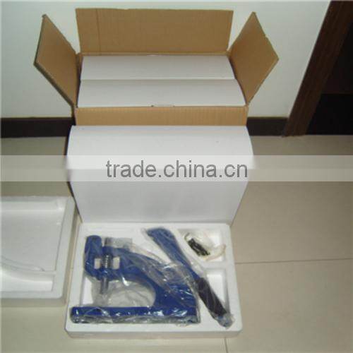 EU standard outdoor banners manual grommet eyelet machine