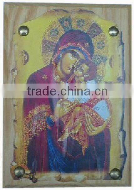 Framed Byzantine Icon