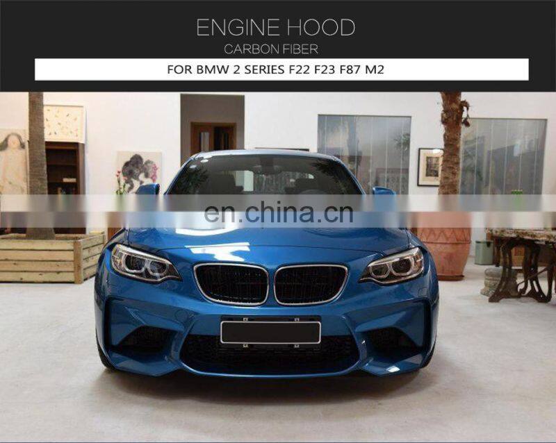 Carbon Fibre Engine Hood for BMW F87 M2 F22 220i 228i M235i M Sport 2014-2019