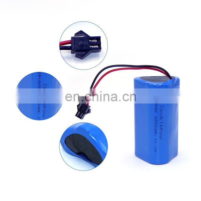 Factory price custom diy 2200mAh icr 18650 li-ion 11.1v battery pack lithium battery for Cash Mach