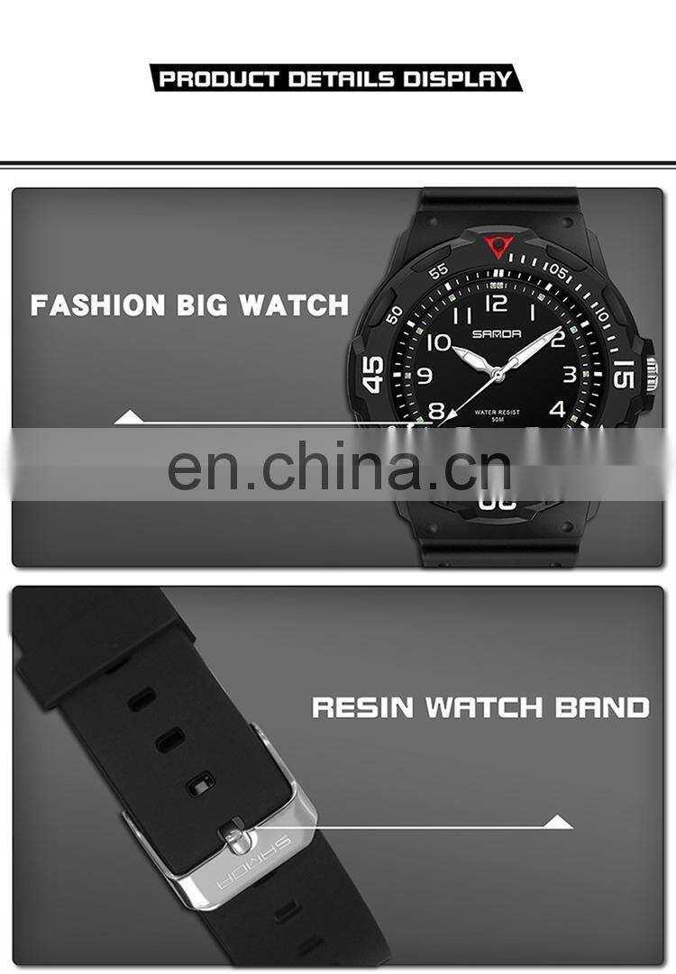 Sanda 6011L 6019G New Mens Ladies Quartz Wrist Watches Luminous Water Proof Fashion Couple Watch Set