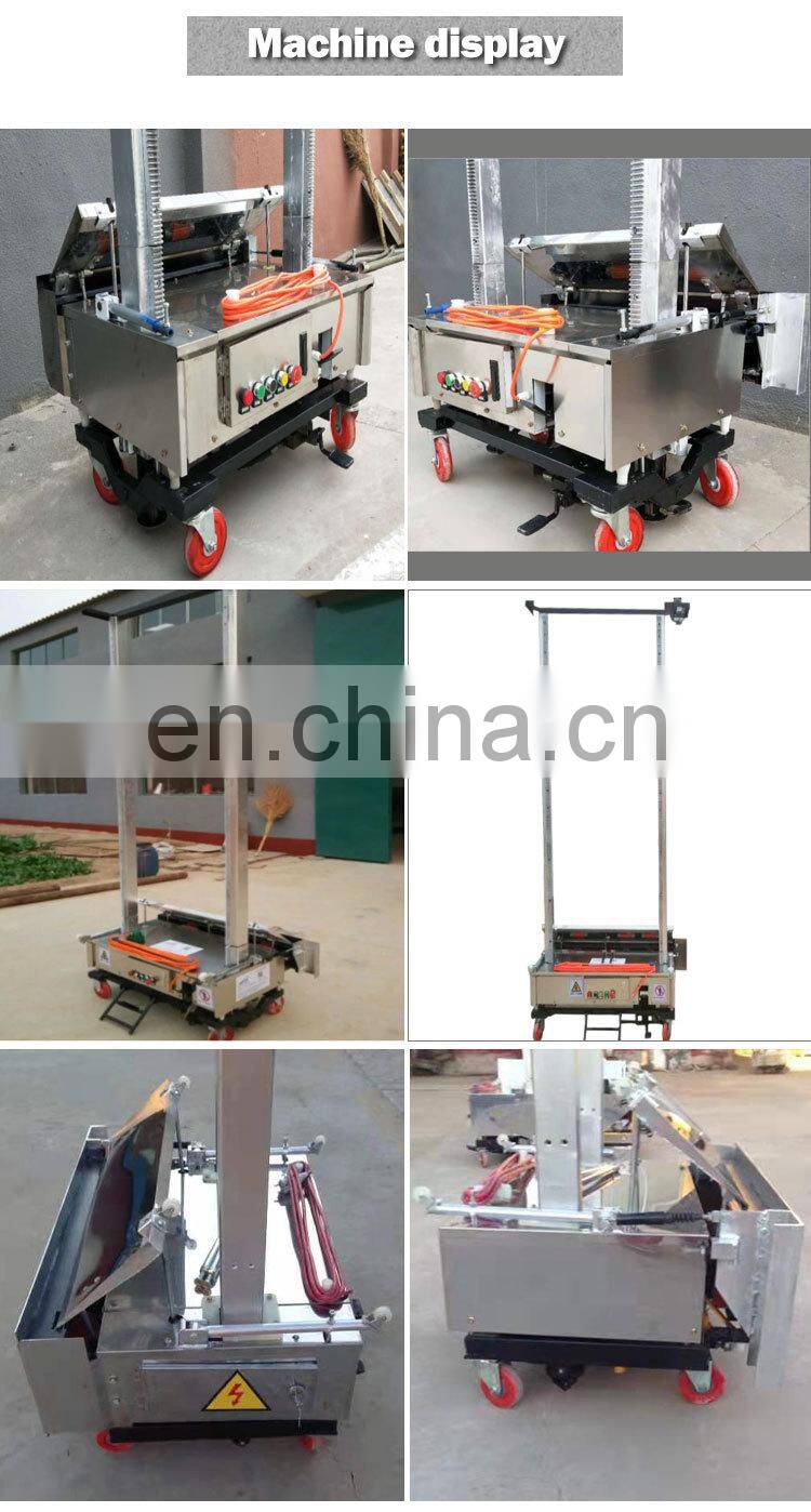 Automatic wall tools cement plastering rendering machine for wall south africa
