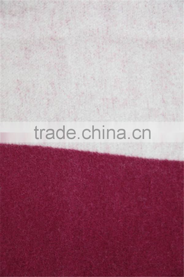 NO.1 China blanket factory life comfortable travel set home textile full size check wool throw plaid blanket