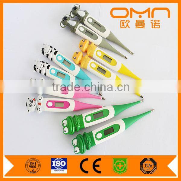 Beauty digital oral thermometer with cartoon head high accuracy and fast response