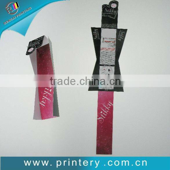 Ecofriendly glossy coated paper blister card for led packaging