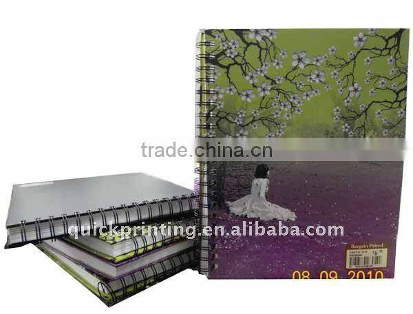 Sprial notebook printing &cover design