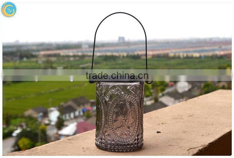 shabby chic hanging glass jar best selling