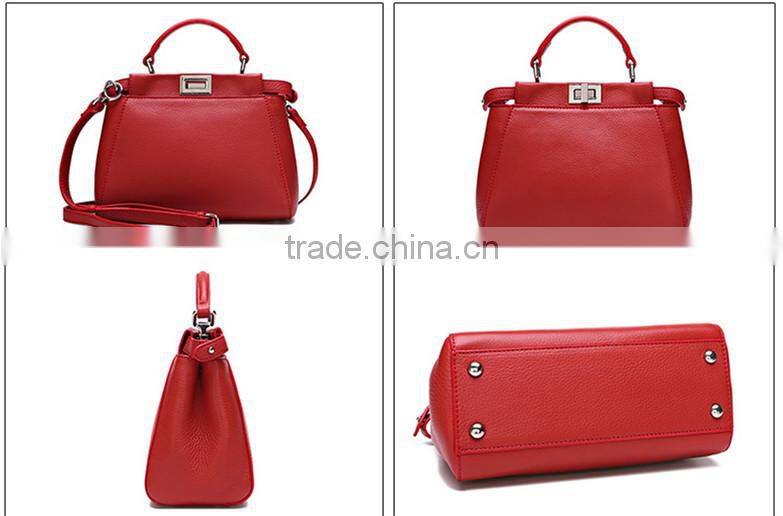 2016 new model lady handbag shoulder bag pu lady bag