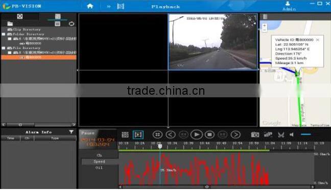 SD card 3G/4G/WIFI mobile dvr support 4ch video& Audio input , Mobile Digital Video Recorder