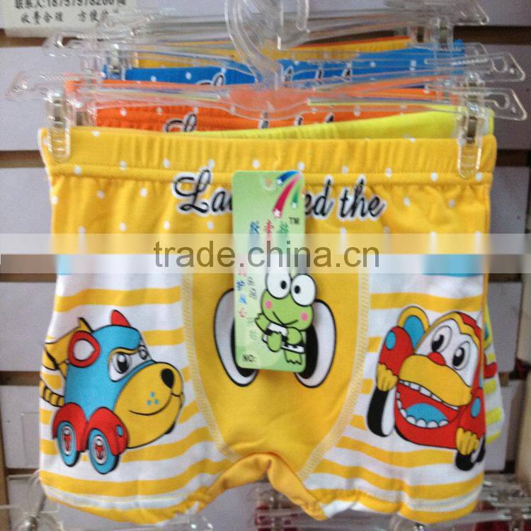 0.4USD Wholesale Cheap Boys Cartoon Underwear Child Cotton Panty/Kids Boxers (kcnk169)