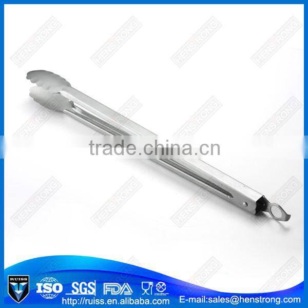 Best Selling Kitchen Gadgets Locked Stainless Steel Bread Tong