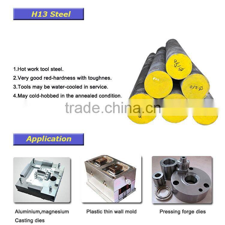 Hardness Hrc Skd61 / H13 / 1.2344 Steel Price Hot Rolled Or Forged
