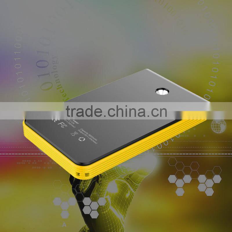 Solar charging treasure,Solar mobile power supply Cellular phone charging treasure 6000 mah