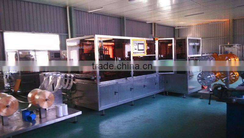 Fully automatic Saline Bag making Machine Automatic Turnable Radio Frequency PVC Medical Saline Bag Making Machine