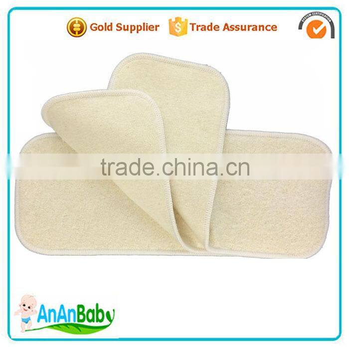 Super-Absorbency Protecting Skin Hemp Cotton Kids Nappy Pads