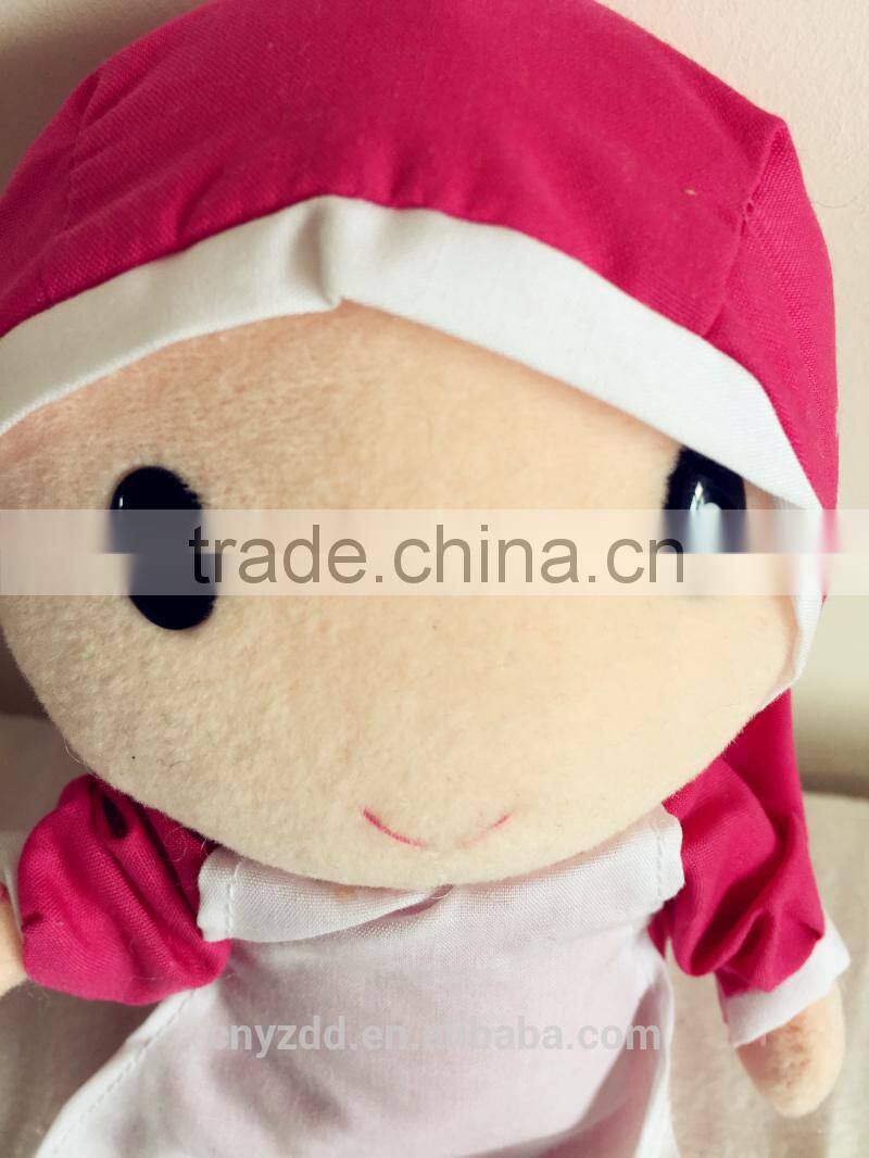 Stuffed Soft Nun Doll / Rosy Nun Cloth Rag Doll