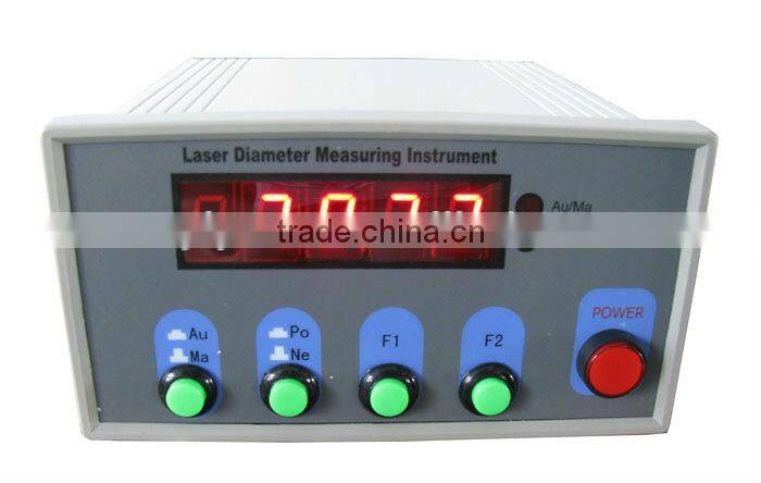 Round work piece laser diameter gauge
