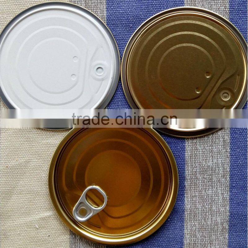 Silver Easy Open End,Tin Can End,Open End with Ring,Beverage Can Lid