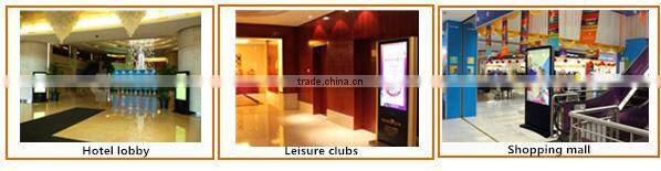 Wifi 3G optoinal Multimedia touch screen kiosk slim enclosure