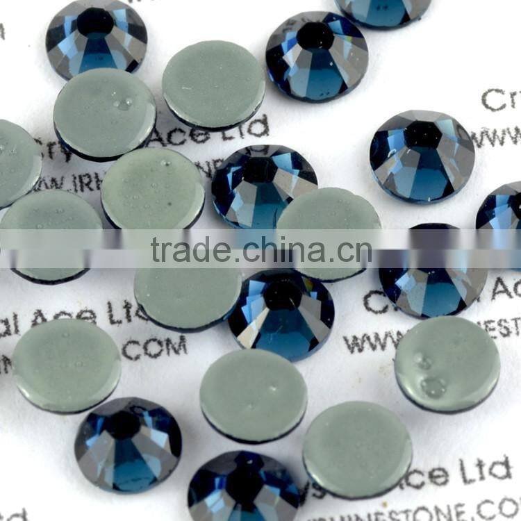 High Quality Montana crystal rhinestones hotfix strass