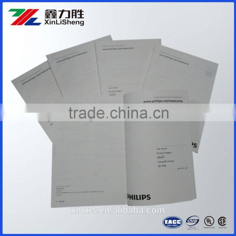 Custom Made Quickly Guide Booklet in Brochure / Electronics Products Quickly Guide Brochures / Top Quality for Brochure printed